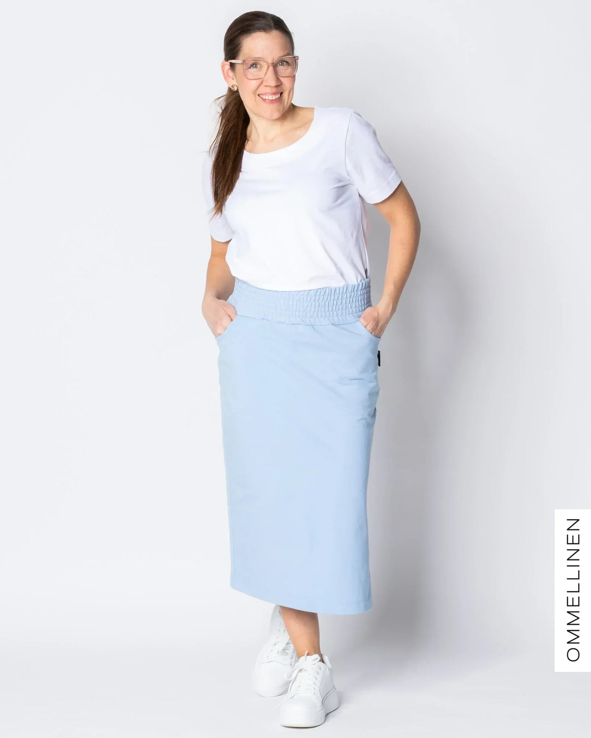 MIKI -skirt, light blue