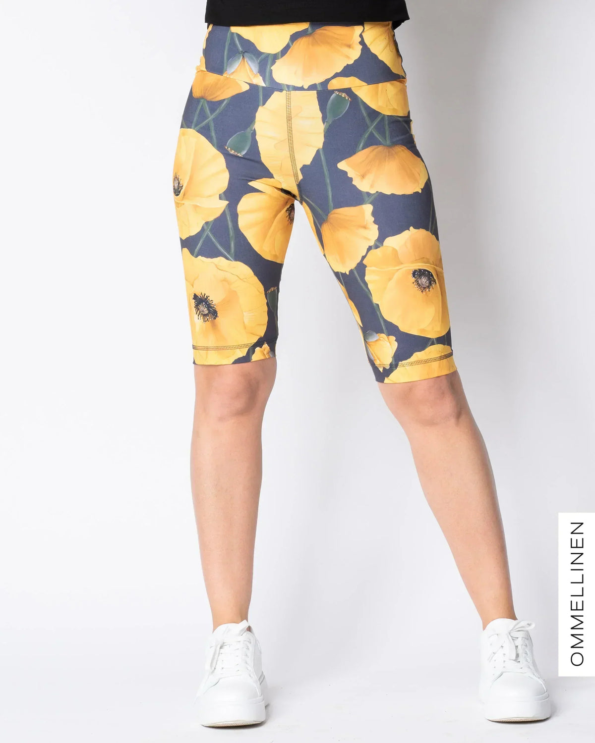 Sporttishortsit, Yökukka - harmaa/keltainen