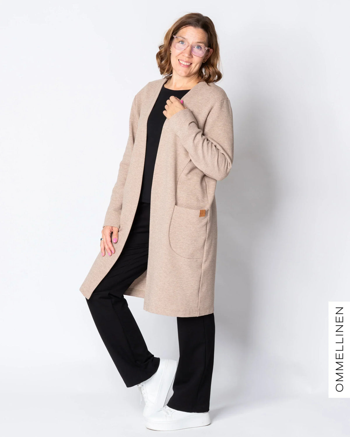 SÄRMÄ jacket, melange sand