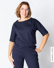 LASKOS t-shirt 1/2-sleeve, deep blue