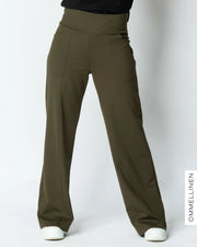KANTTI pants - LONG LENGTH, forest green