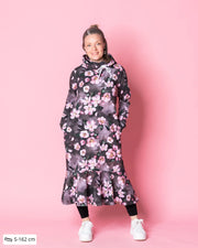 WHOOPS! HULMU hoodie, Omenankukkia - rose - 2XL