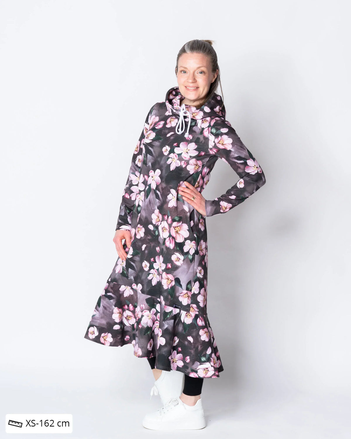 HULMU hoodie, Omenankukkia - rose