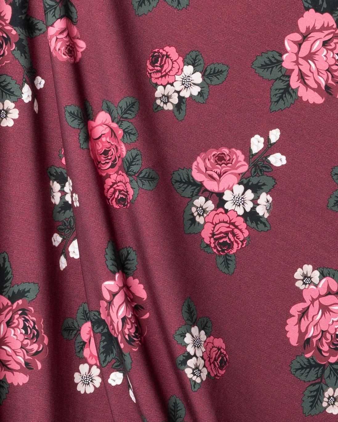 Digitrikoo, Babushka Roses - burgundi