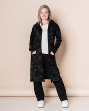 MERINO WOOL RENTOILU cardigan 2.0, Camo - black/grey