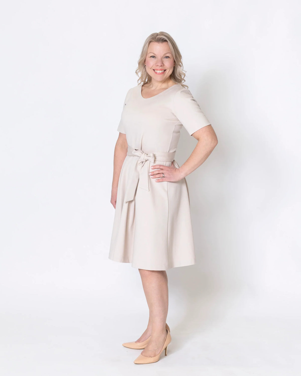WHOOPS! HEHKU dress, champagne - M