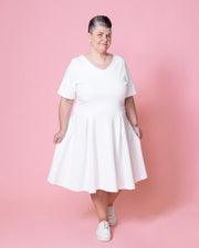 WHOOPS! HEHKU dress, off white - 2XL