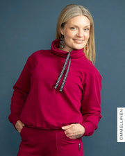 KAULUS college shirt, ruby