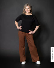 KANTTI pants - NORMAL LENGTH, brown