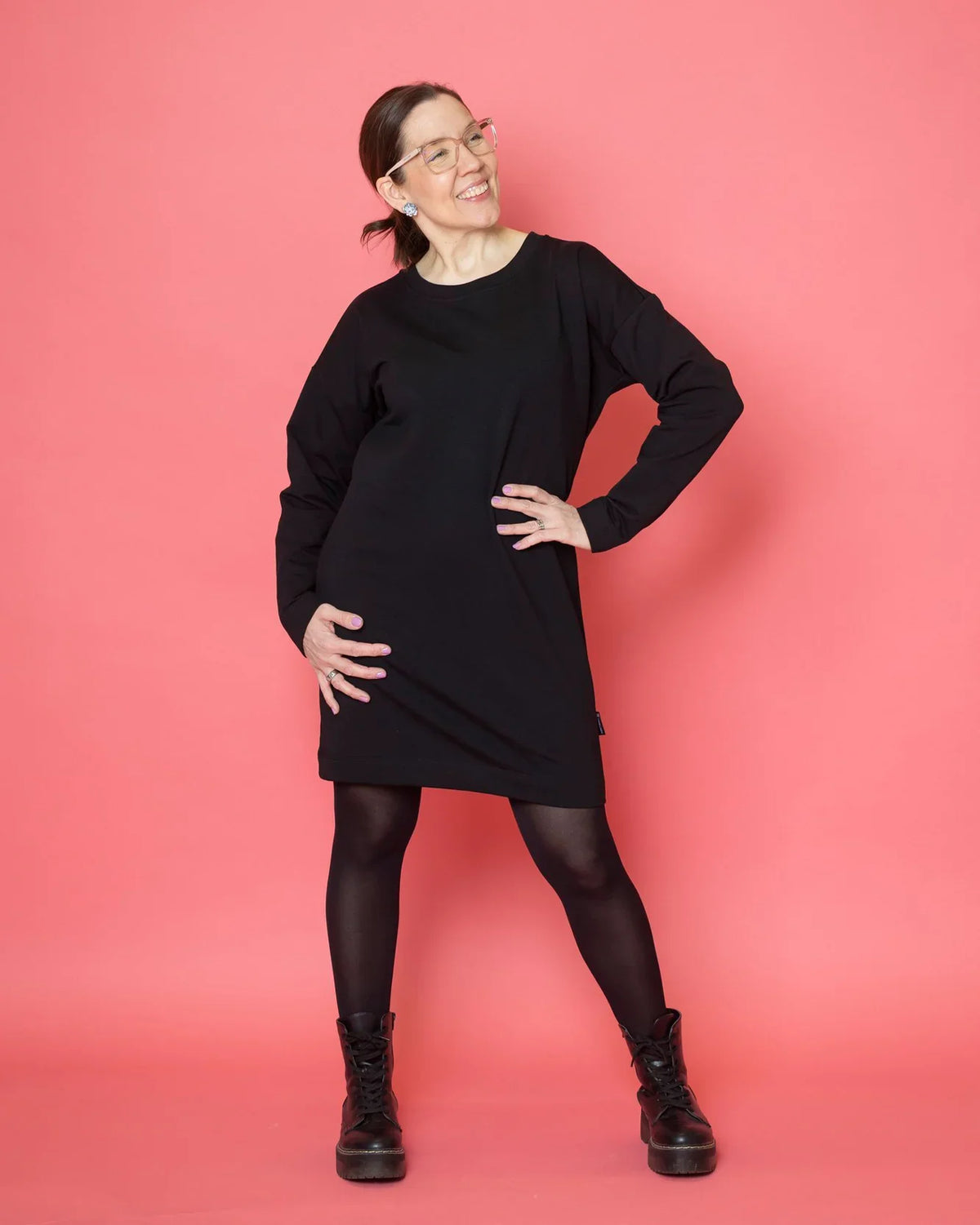 WHOOPS! LEMPI tunic, black - M