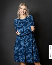 Merinomekko, Babushka Roses - sininen